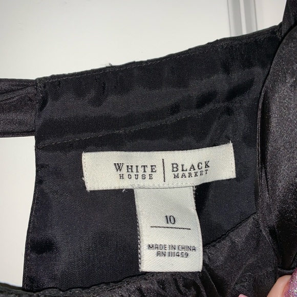 Black Halter Neck Dress, Size 10 - Picture 4 of 4